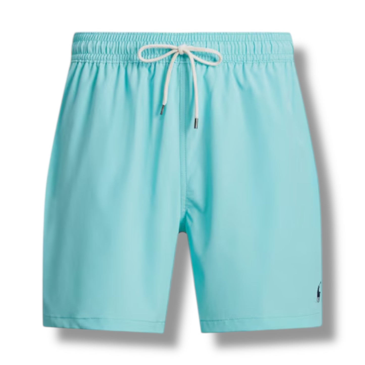 RALPH LAUREN T-SHIRT & SWIM SHORTS SET WHITE & AQUA