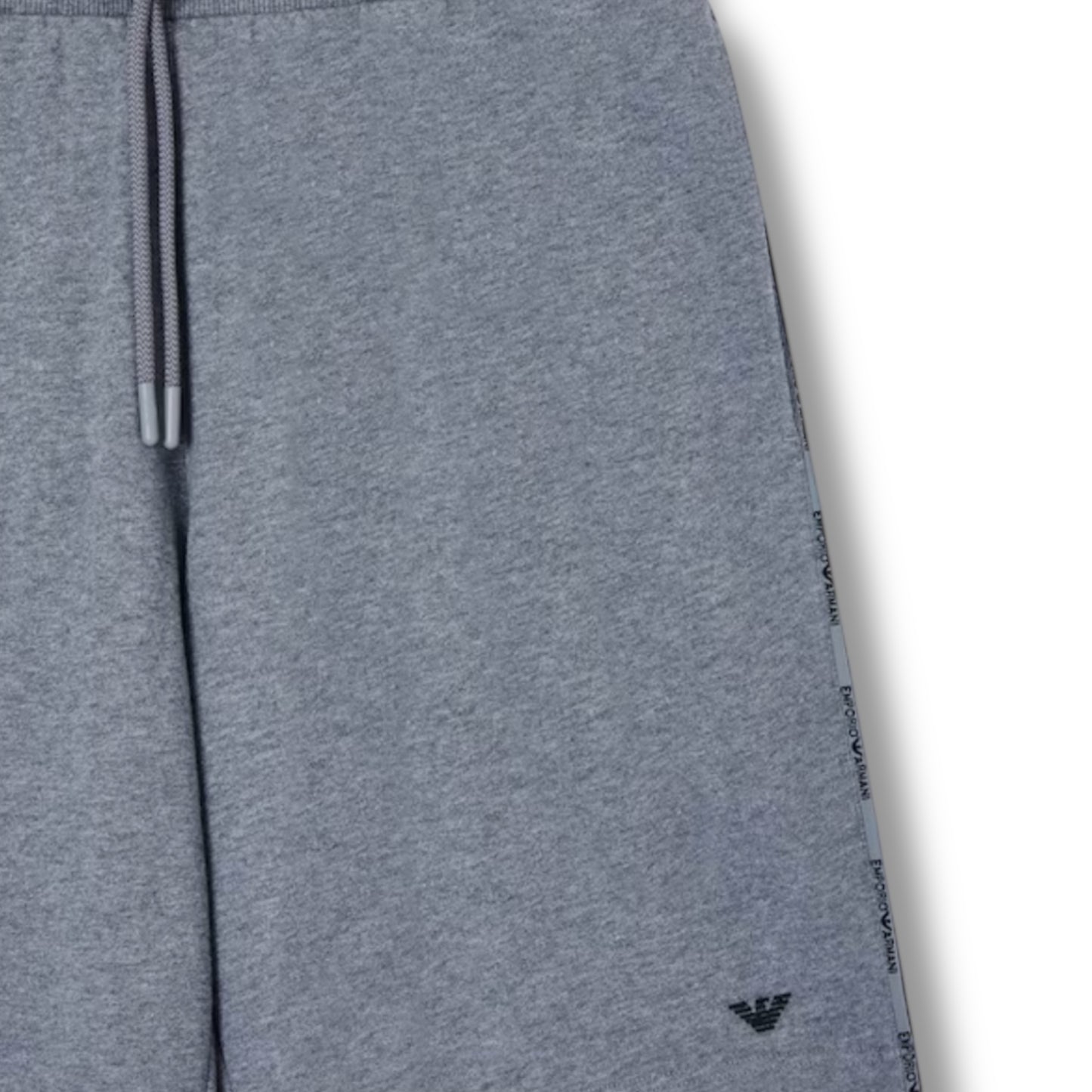 EMPORIO ARMANI TRIM ZIP UP HOODED FULL TRACKSUIT GREY