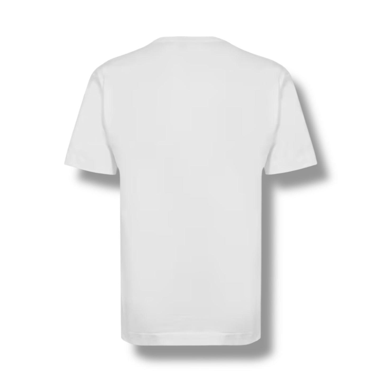 COMME DES GARÇONS SMALL HEART LOGO T-SHIRT WHITE - GOLD