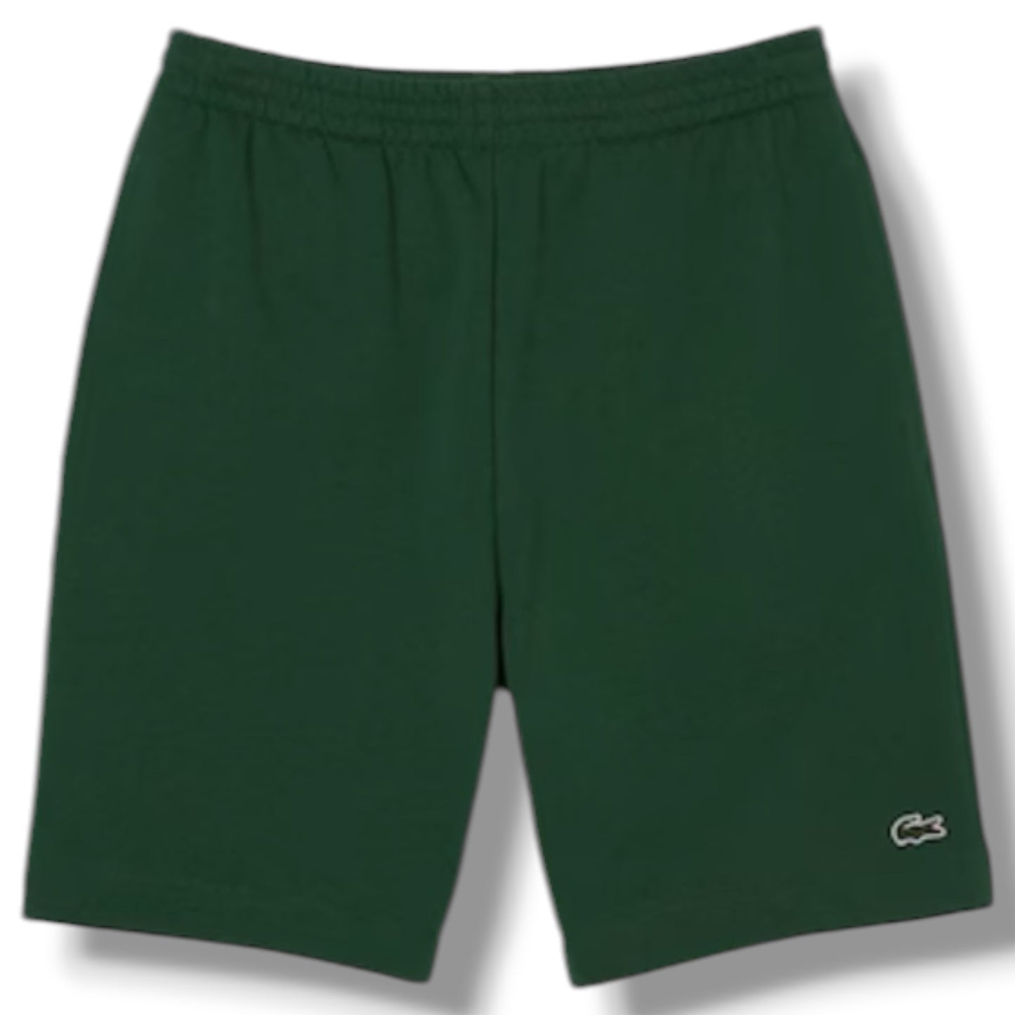 LACOSTE SMALL LOGO T-SHIRT & JERSEY SHORTS SET RED & GREEN