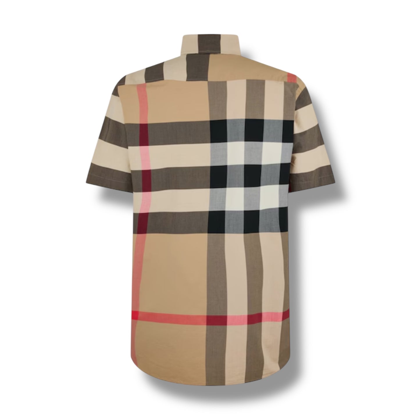 BURBERRY SOMERTON CHECK SHORT SLEEVE SHIRT BEIGE