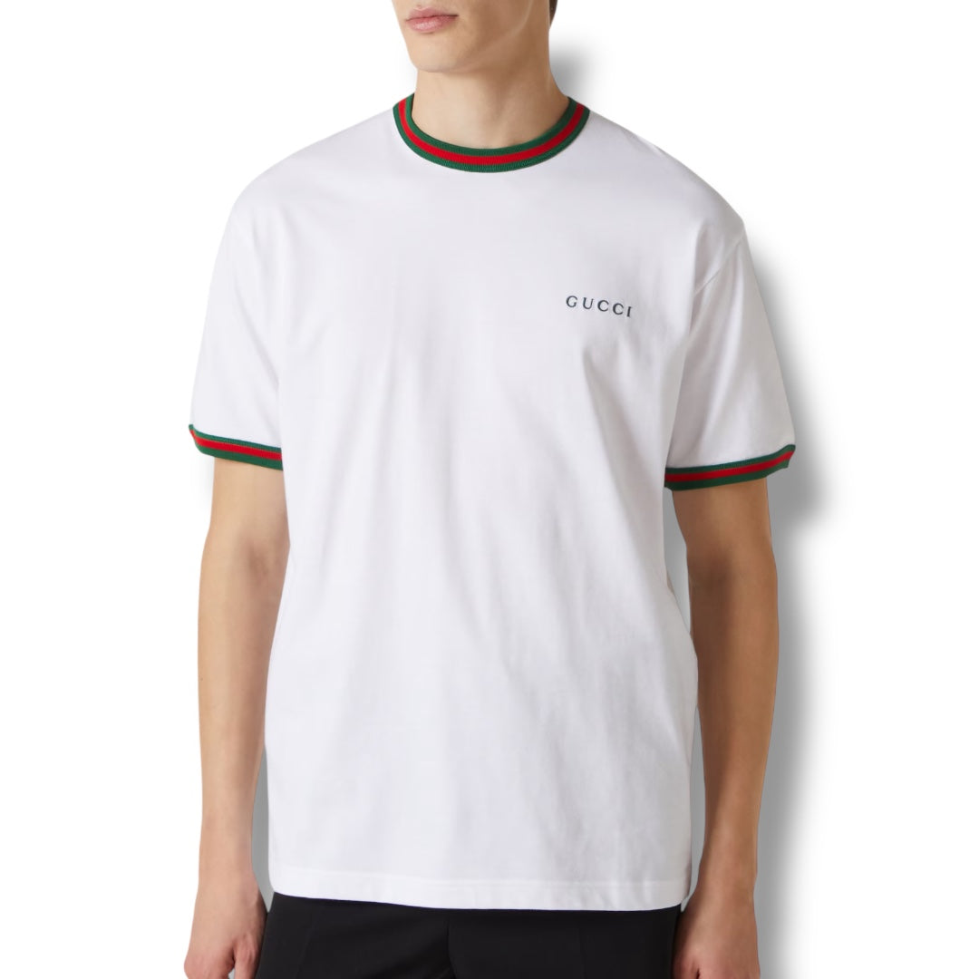 GUCCI TRIM T-SHIRT WHITE