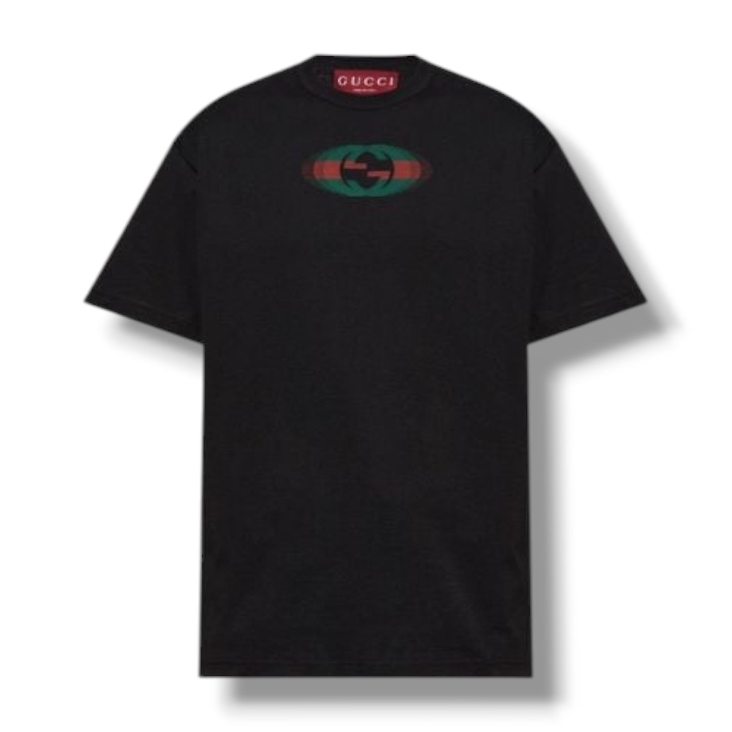 GUCCI BOX BACK LOGO T-SHIRT BLACK