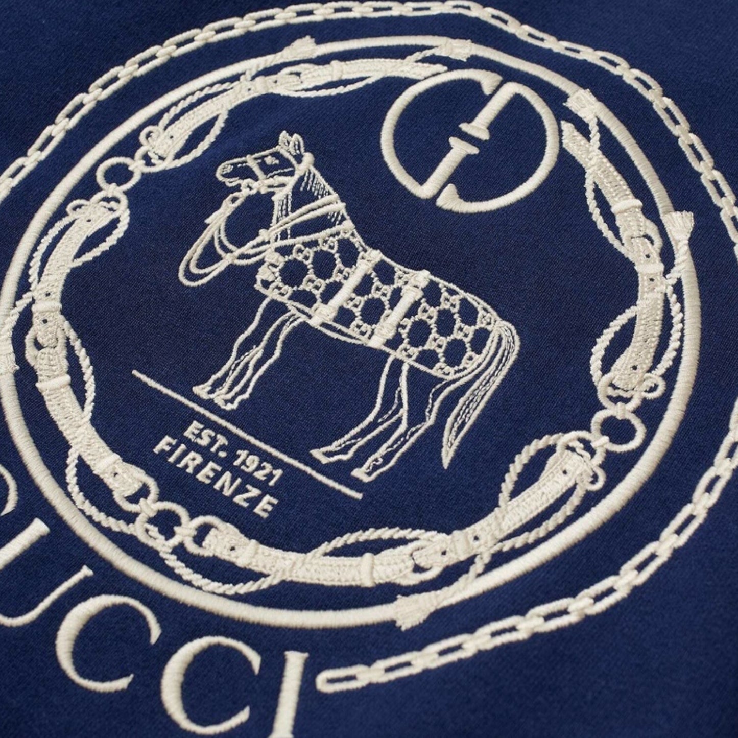 GUCCI PARADE SWEATSHIRT BLUE