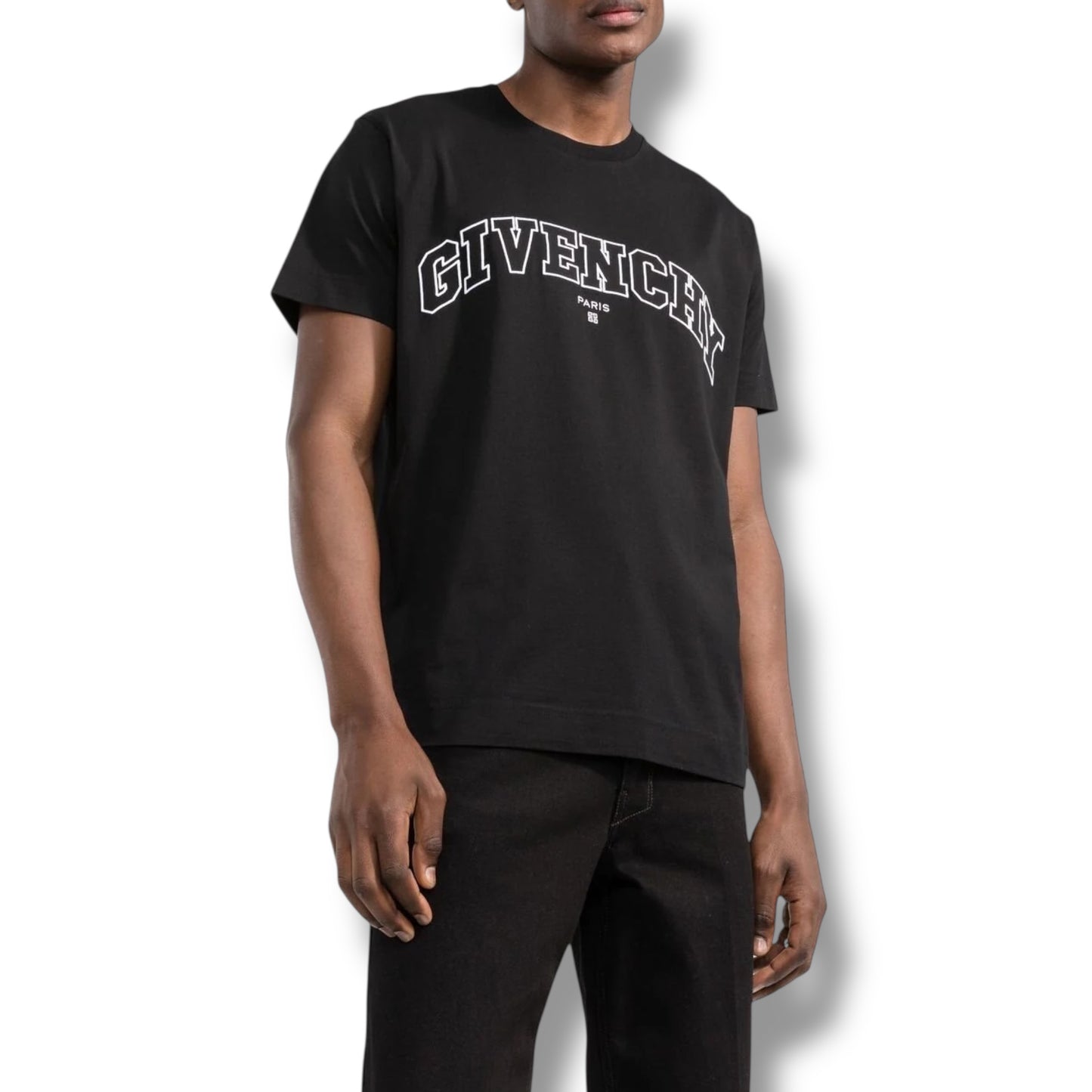 GIVENCHY COLLEGE LOGO T-SHIRT BLACK