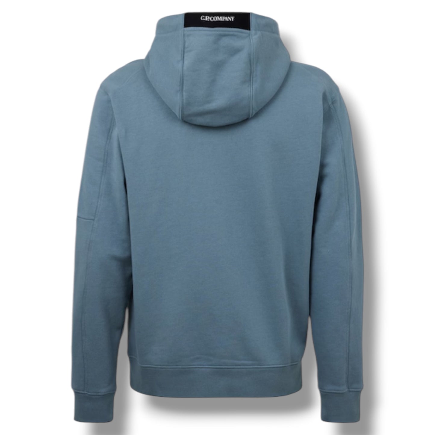 CP COMPANY OTTH HOODIE & JERSEY SHORTS SET SILVER BLUE