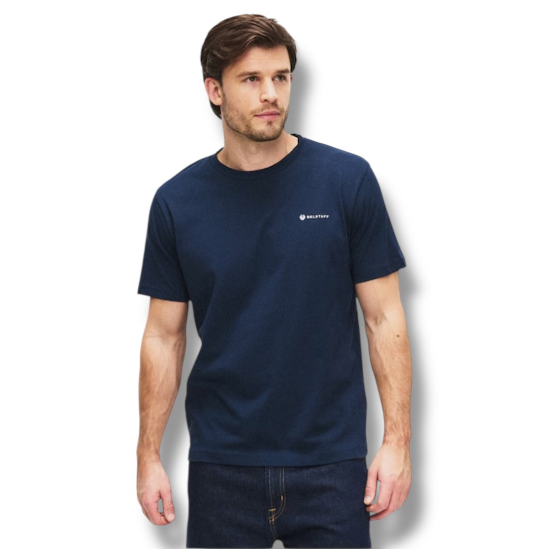 BELSTAFF 3 PACK MENS T-SHIRTS BLACK / INK / WHITE