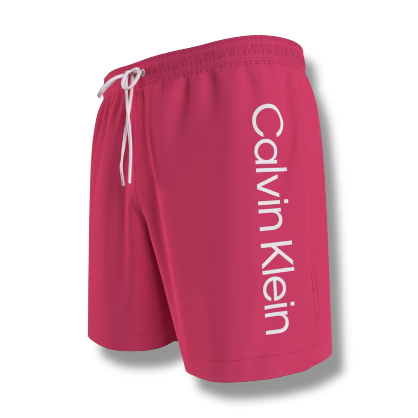 CALVIN KLEIN T-SHIRT & SWIM SHORTS SET BLACK & PINK