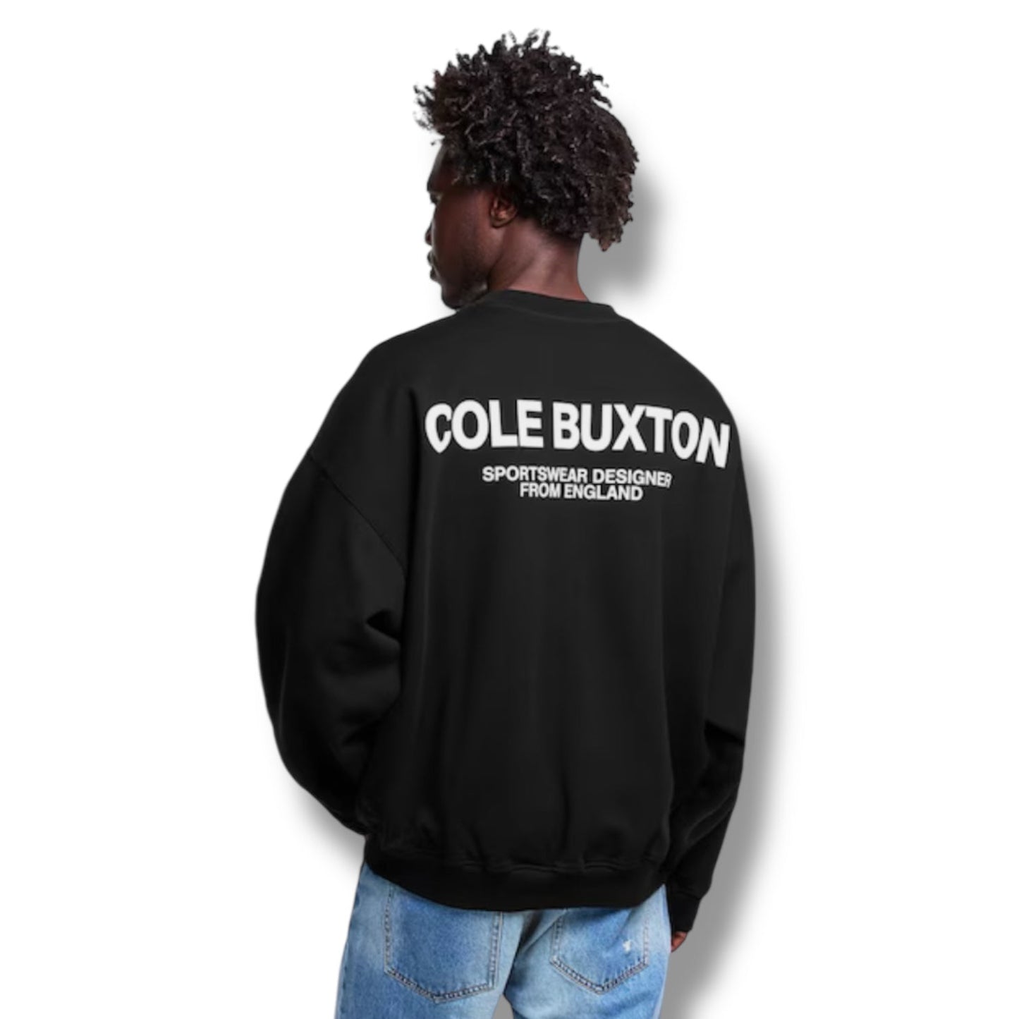COLE BUXTON LOGO SWEATSHIRT BLACK