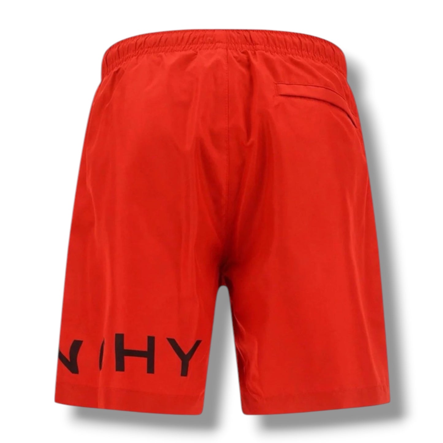 GIVENCHY LOGO SWIM SHORTS RED