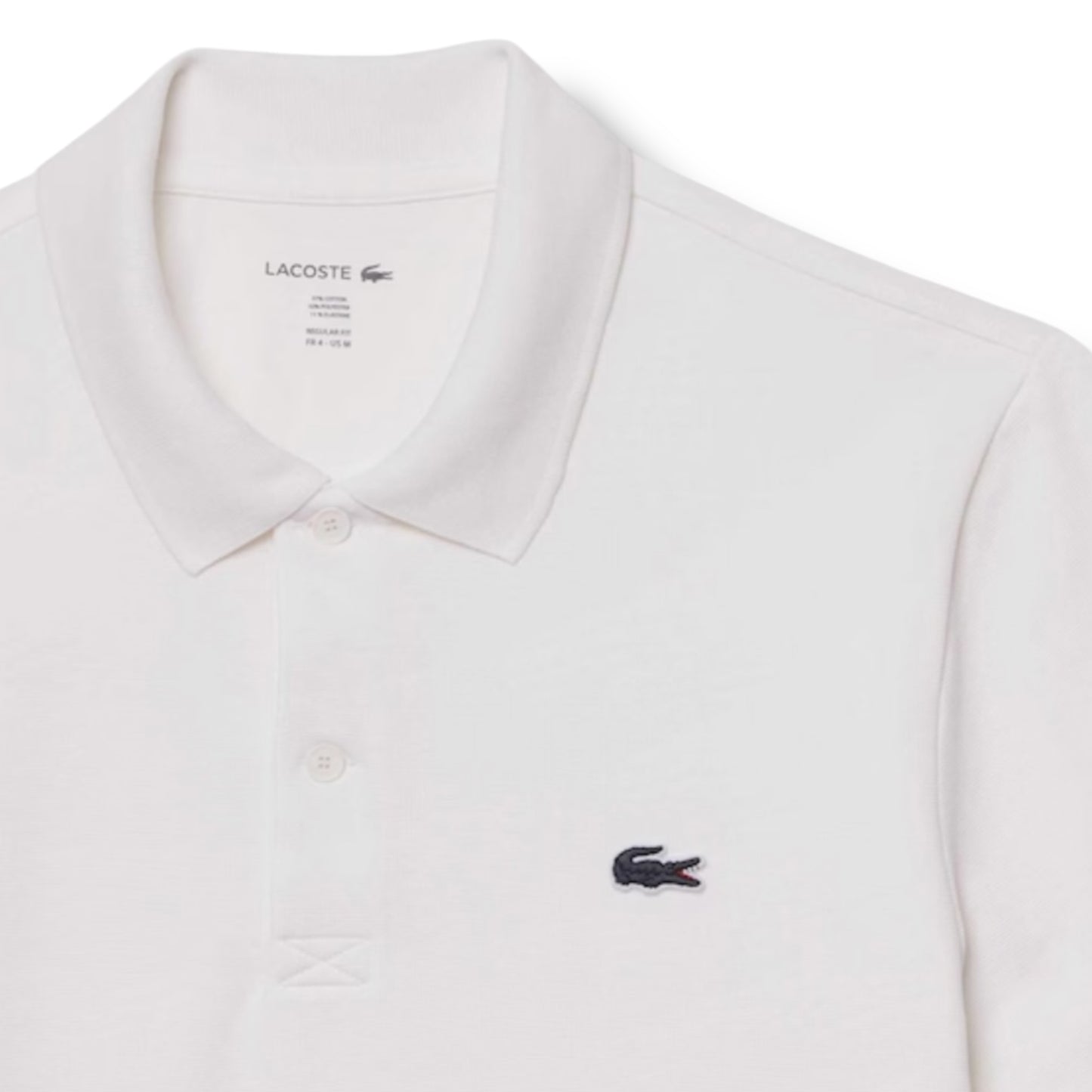 LACOSTE POLO SHIRT WHITE