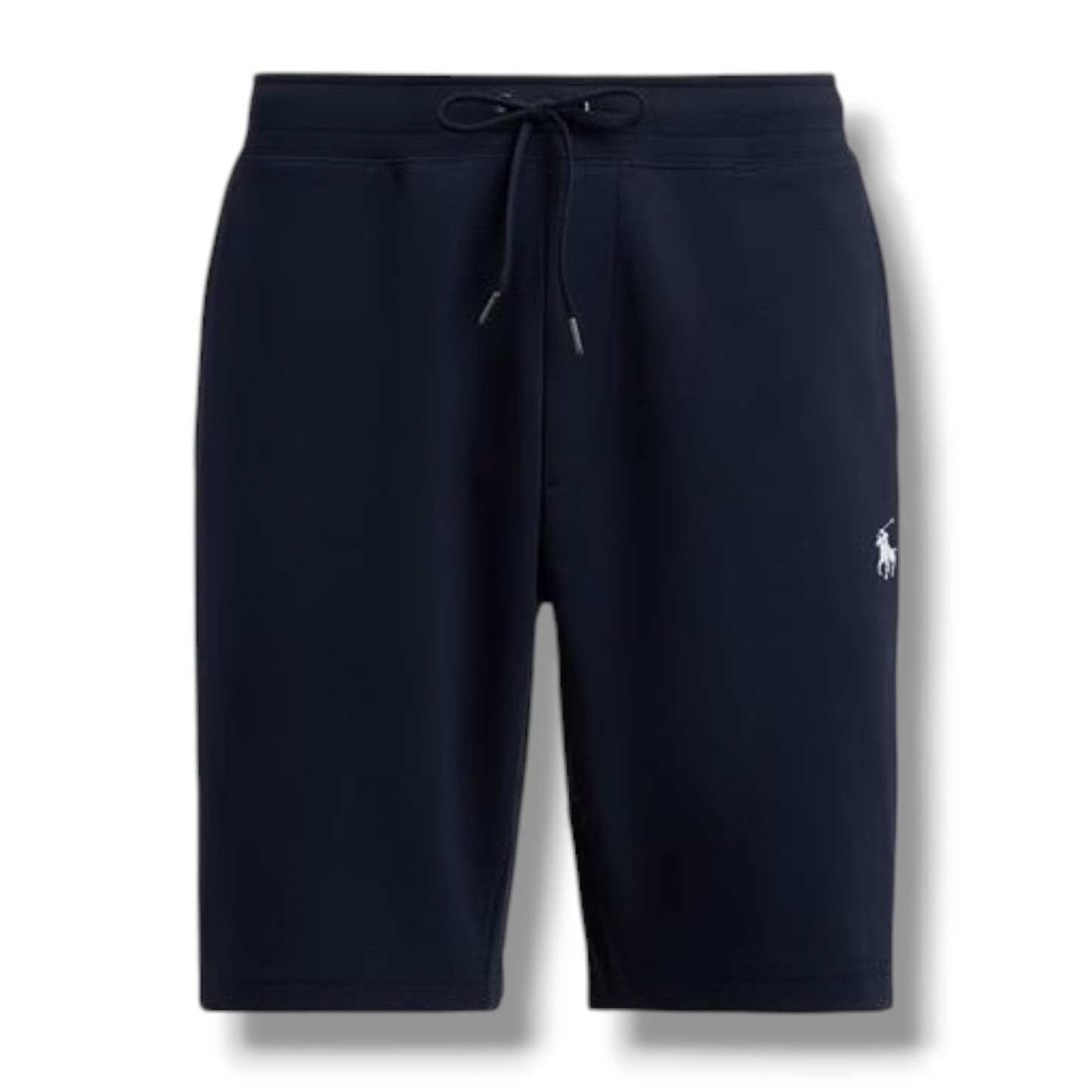 RALPH LAUREN TECH FULL ZIP HOODED SWEATSHIRT & JERSEY SHORTS SET NAVY BLUE