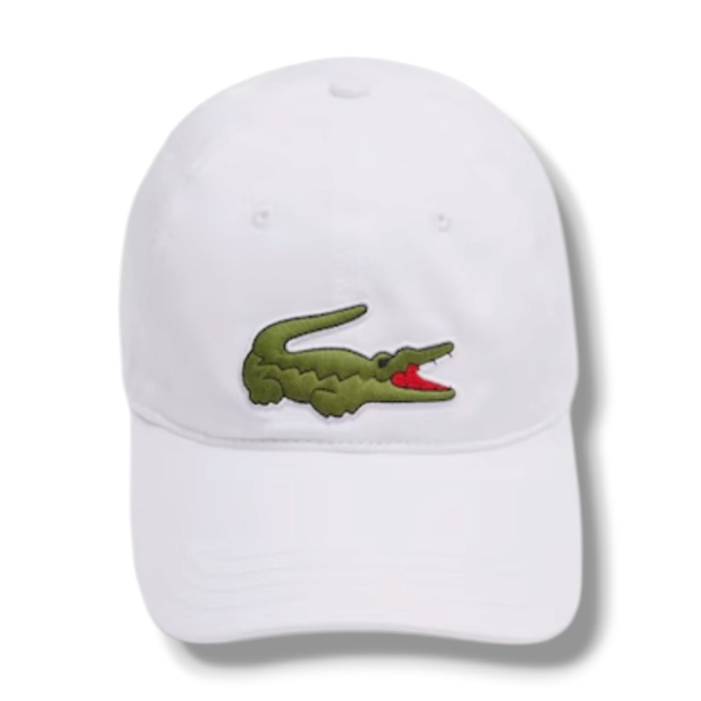 LACOSTE BIG CROC BASEBALL CAP WHITE