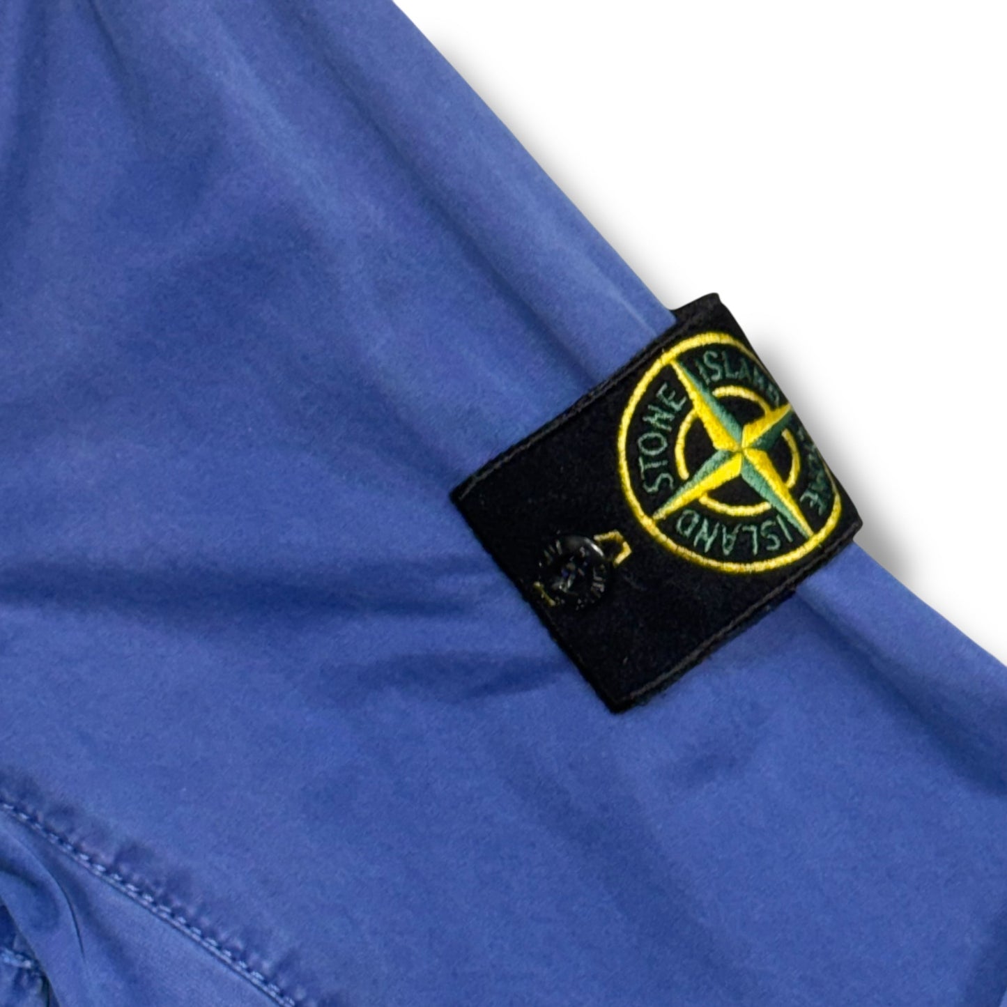 STONE ISLAND ZIP UP OVERSHIRT BLUETTE