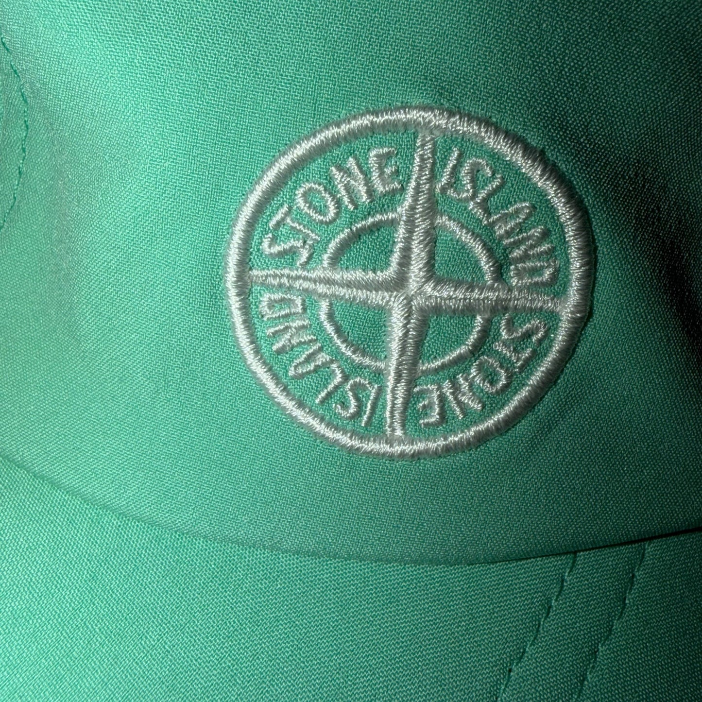 STONE ISLAND MARINA BASEBALL CAP MINT GREEN