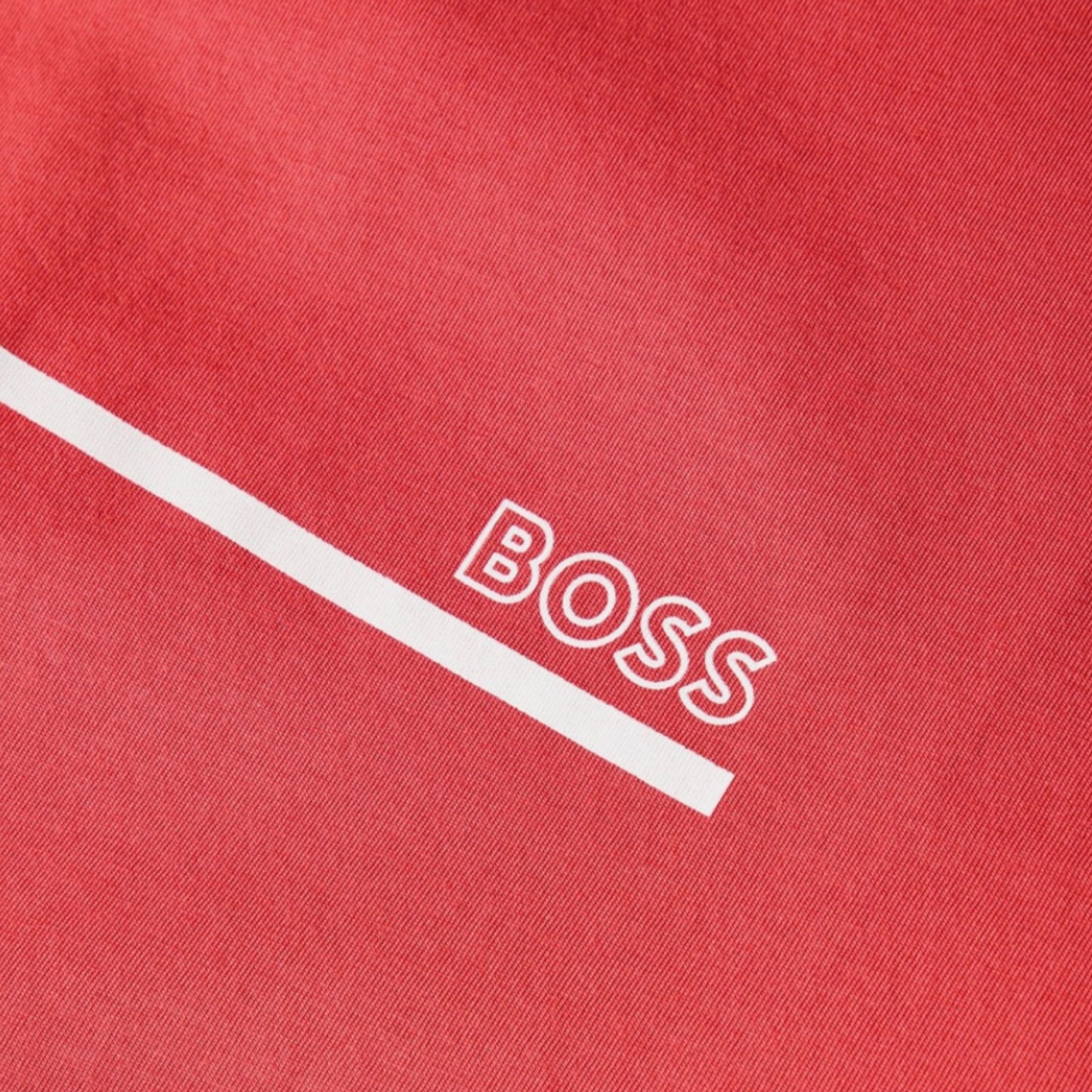 HUGO BOSS STORM T-SHIRT & SWIM SET CORAL RED & GREY