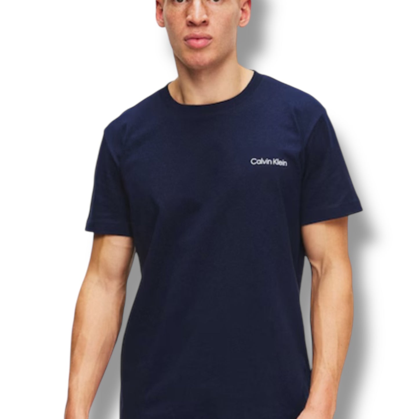 CALVIN KLEIN T-SHIRT & SWIM SHORTS SET NAVY BLUE & WHITE