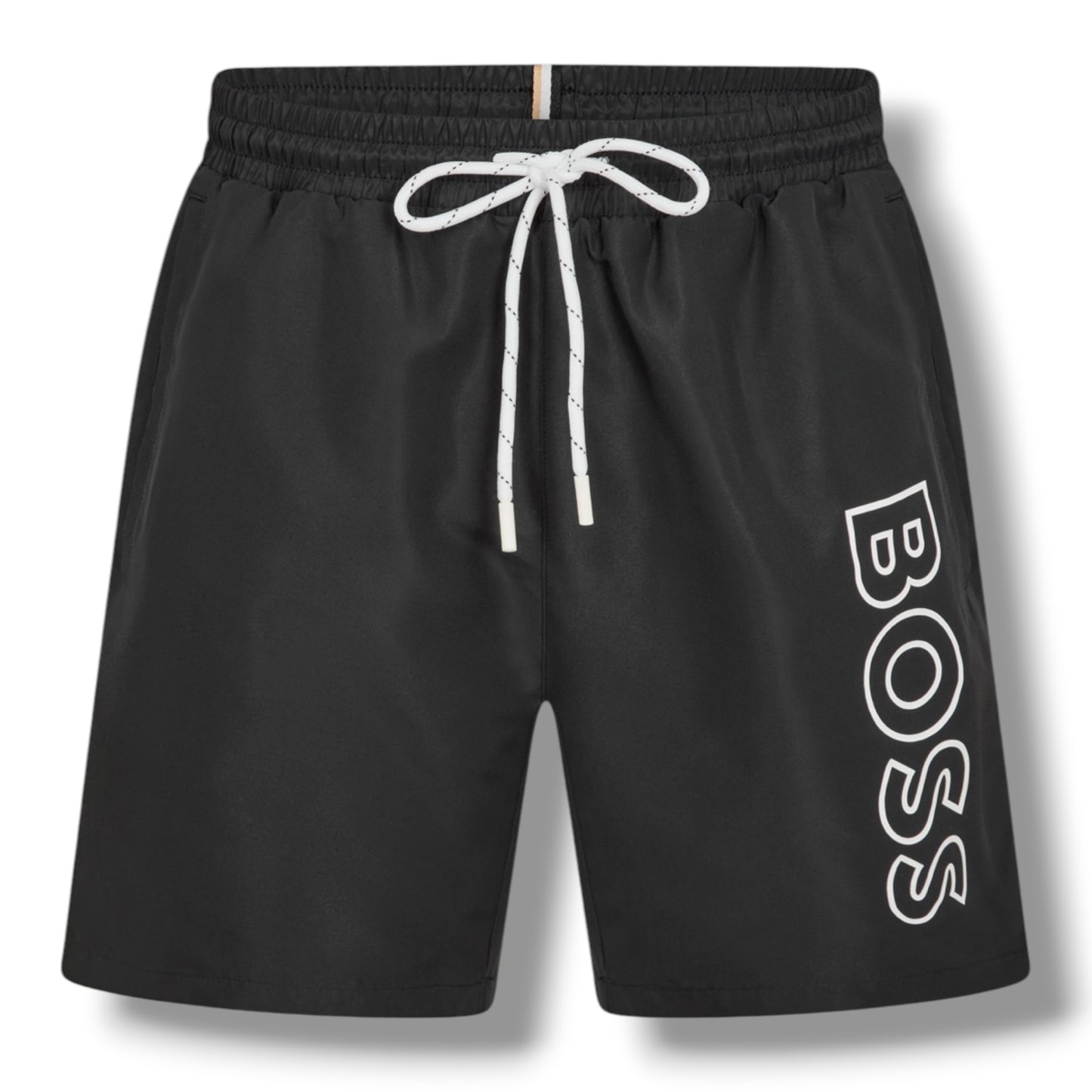 HUGO BOSS STORM T-SHIRT & SWIM SHORTS SET AQUA BLUE & BLACK