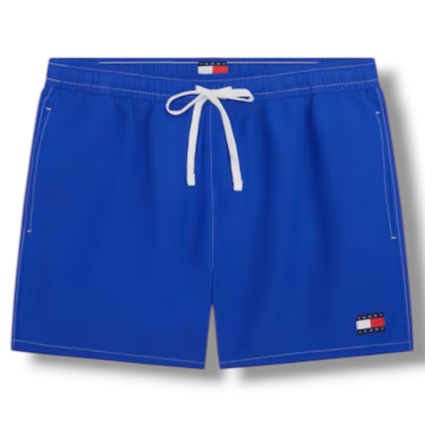 TOMMY HILFIGER SMALL LOGO T-SHIRT & SWIM SHORTS SET SEA BLUE & BLUE