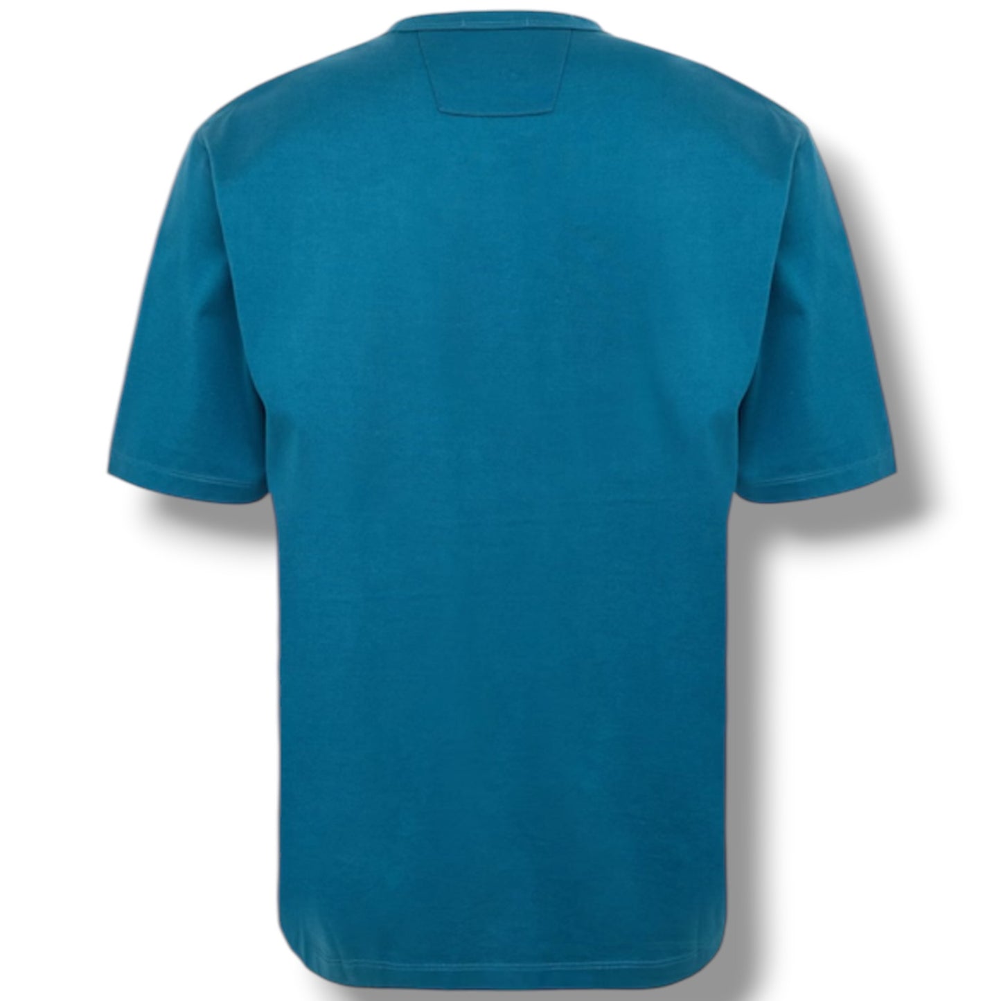 CP COMPANY METROPOLIS FRONT LIGHT BOX LOGO T-SHIRT BLUE