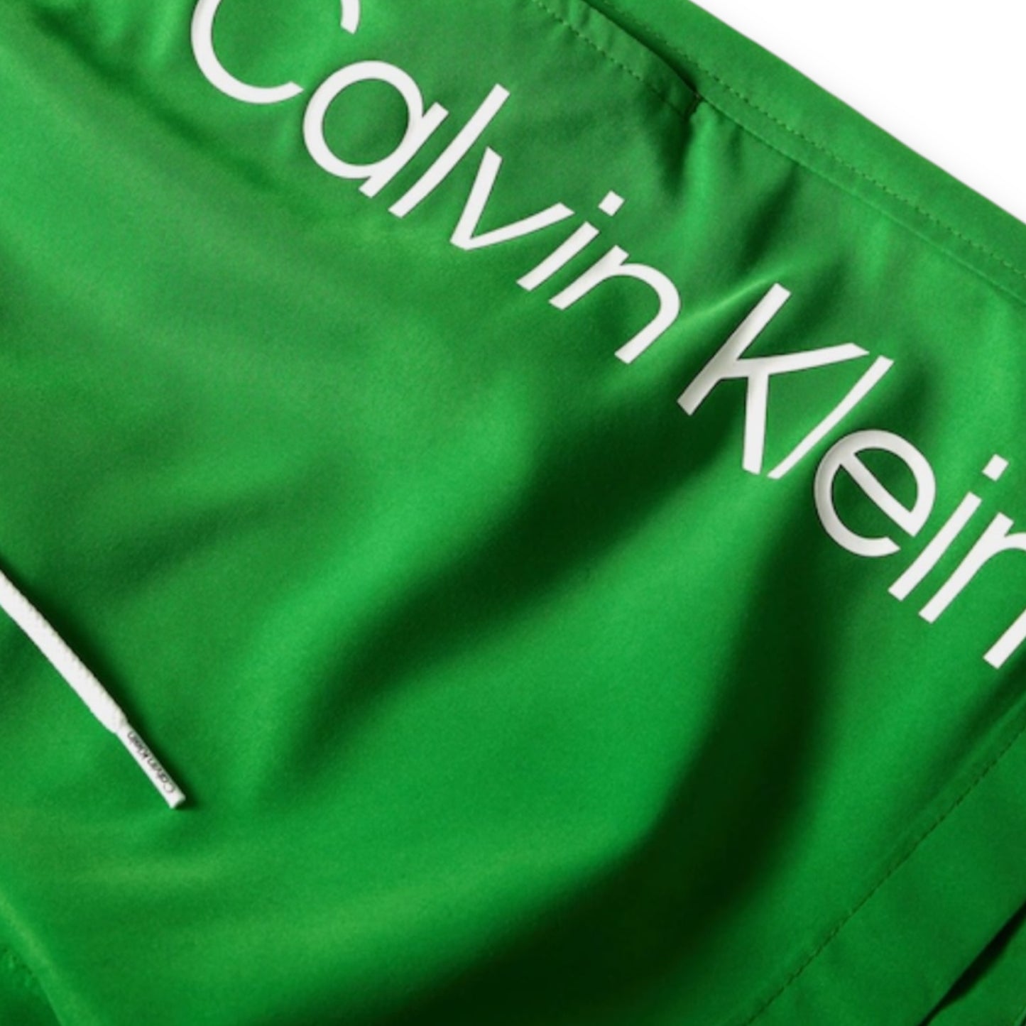 CALVIN KLEIN T-SHIRT & SWIM SHORTS SET WHITE & GREEN