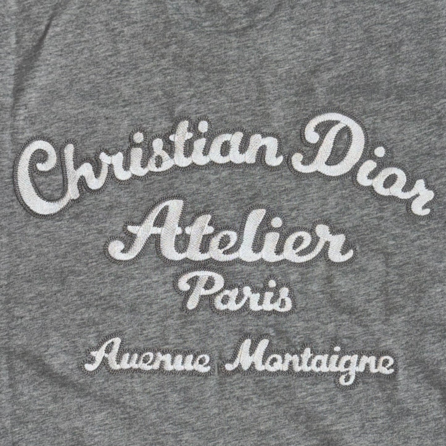 CHRISTIAN DIOR ATELIER PARIS POCKET T-SHIRT GREY