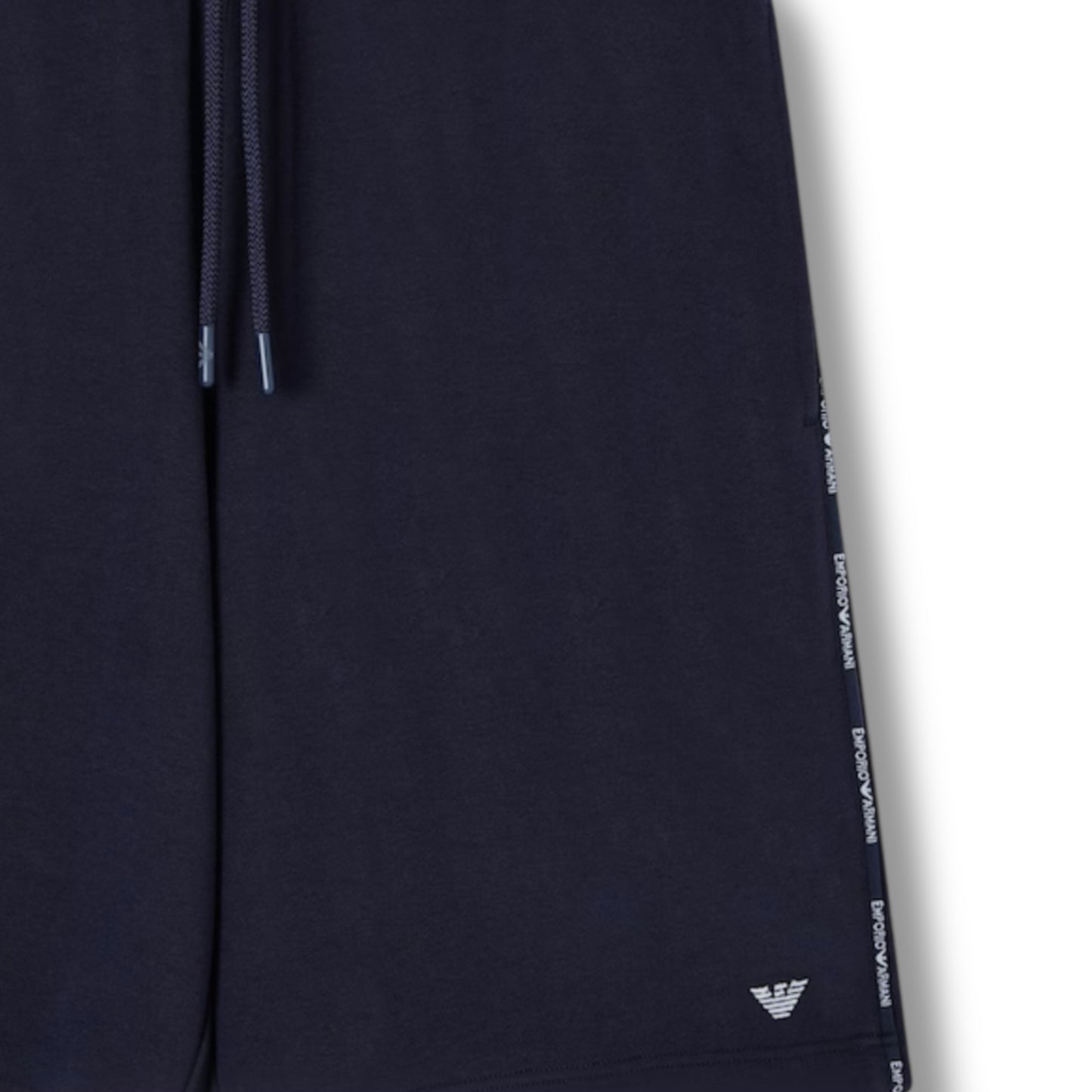 EMPORIO ARMANI TRIM 1/4 ZIP FULL TRACKSUIT NAVY BLUE