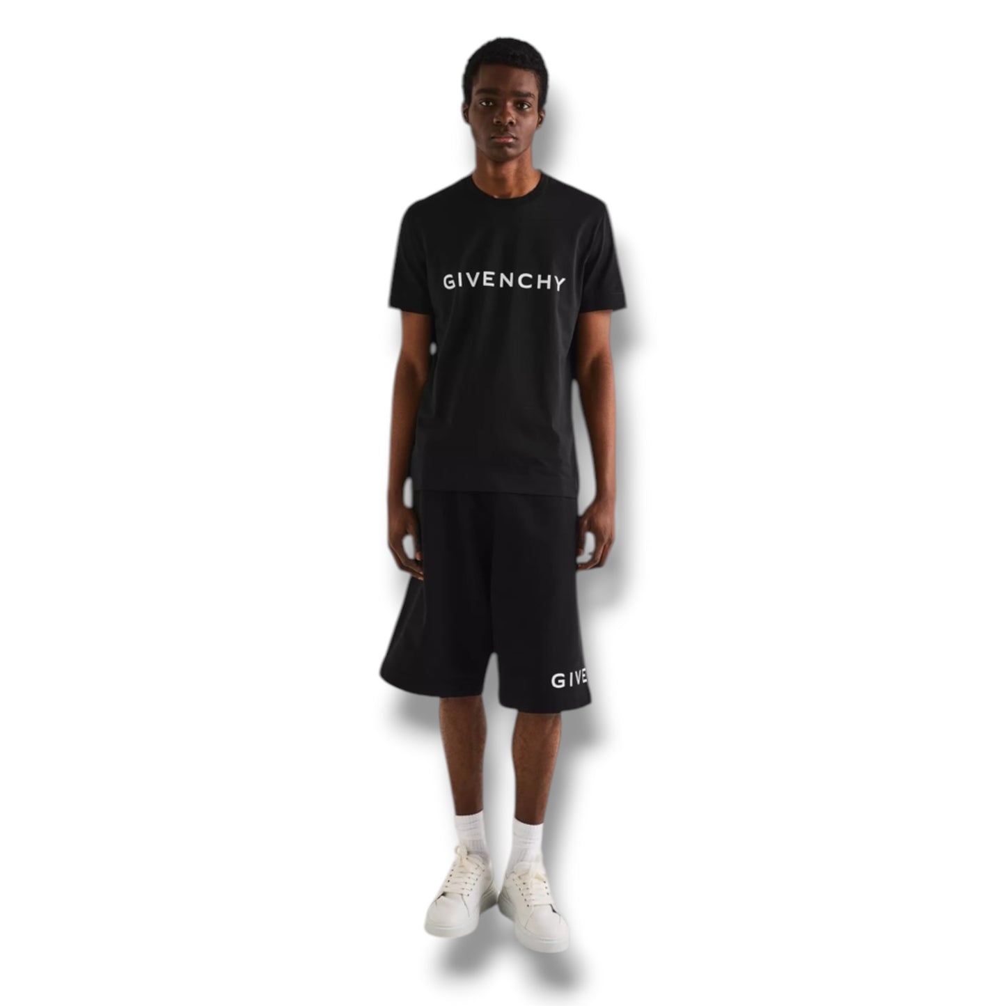 GIVENCHY TYPE LOGO T-SHIRT BLACK