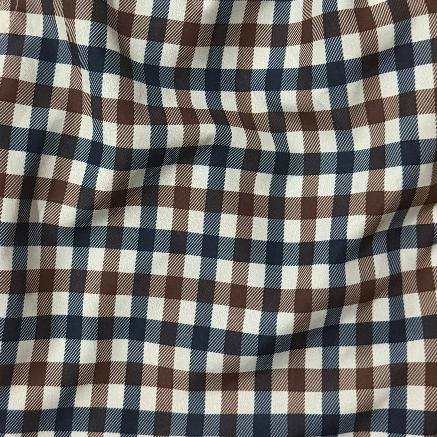 AQUASCUTUM CHECK SWIMMING SHORTS BEIGE