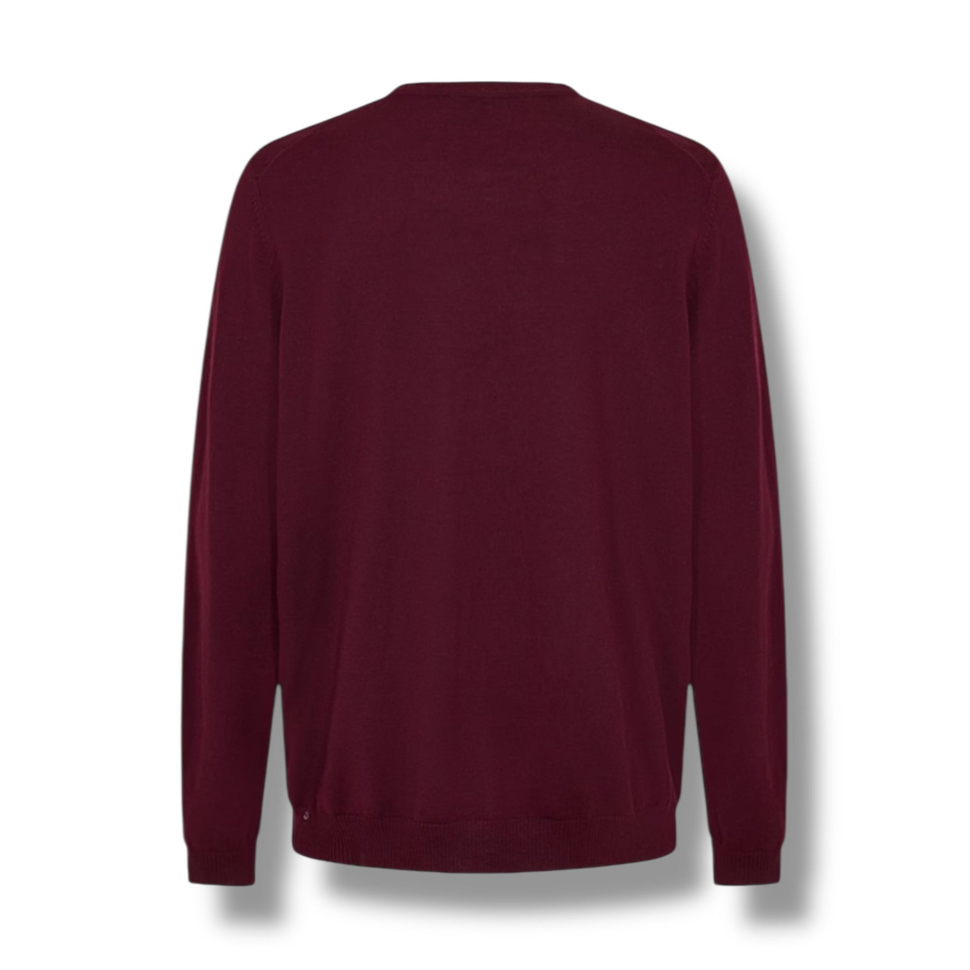 HUGO BOSS THIN KNIT SWEATER BURGUNDY