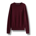 TOMMY HILFIGER THIN KNIT SWEATER BURGUNDY