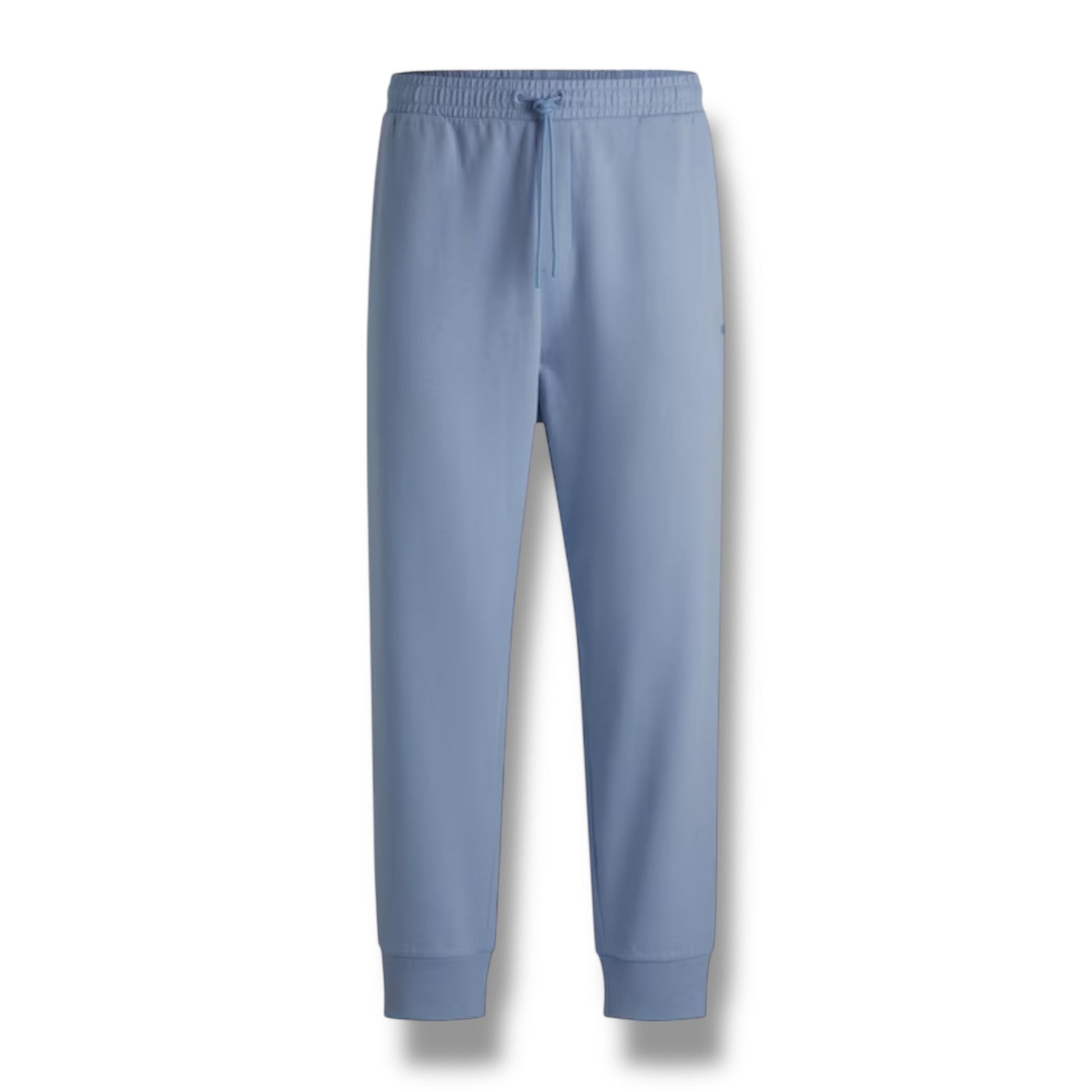 HUGO BOSS CURVED LOGO FULL ZIP HOODED TRACKSUIT LIGHT BLUE