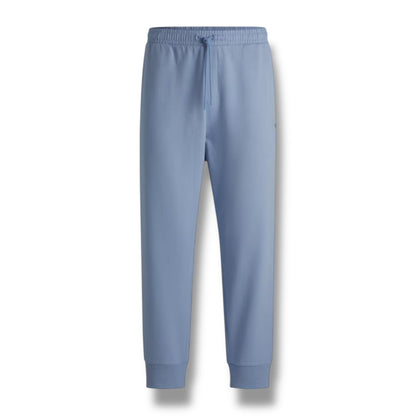HUGO BOSS CURVED LOGO FULL ZIP HOODED TRACKSUIT LIGHT BLUE