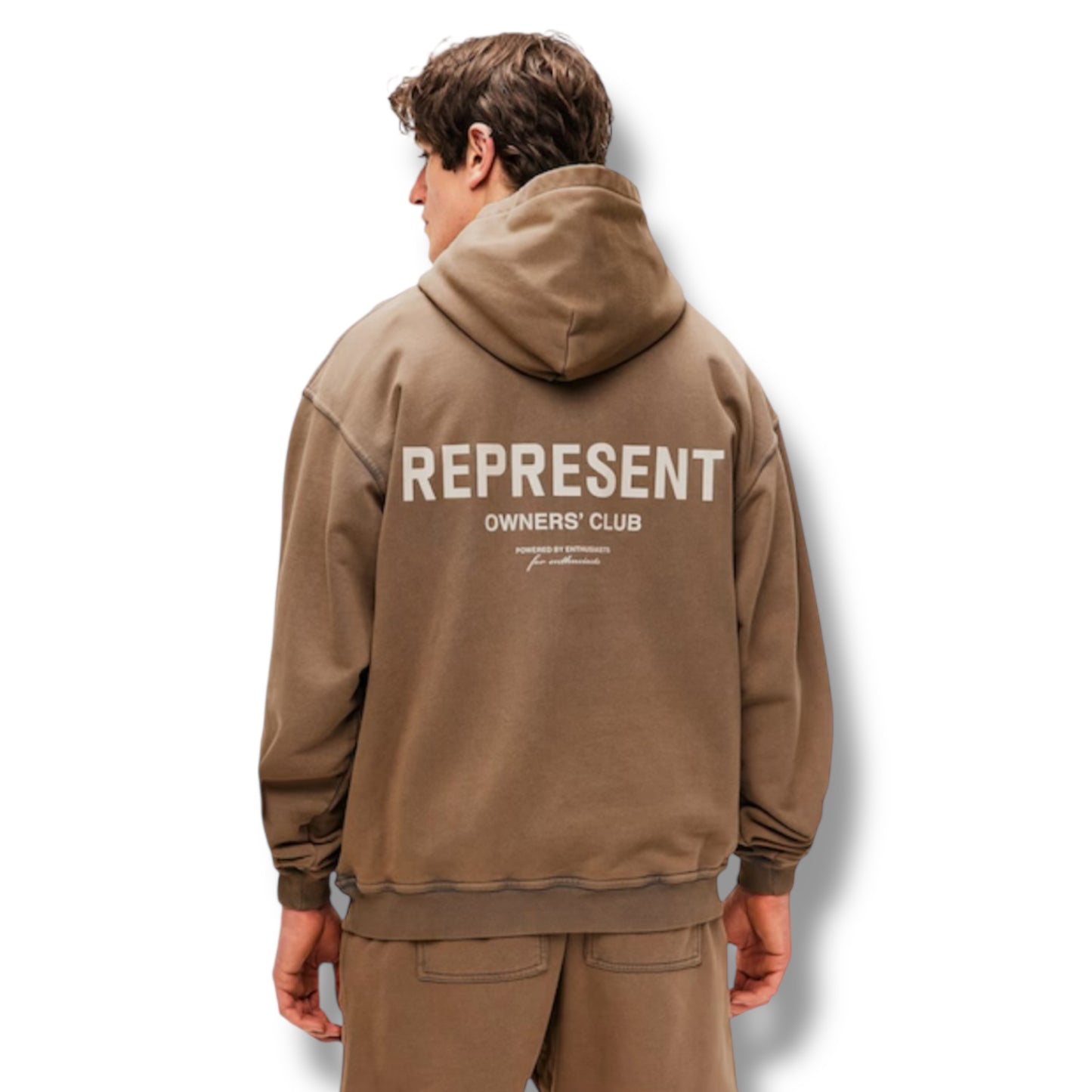 REPRESENT OWNERS CLUB OTTH HOODIE ALMOND BROWN