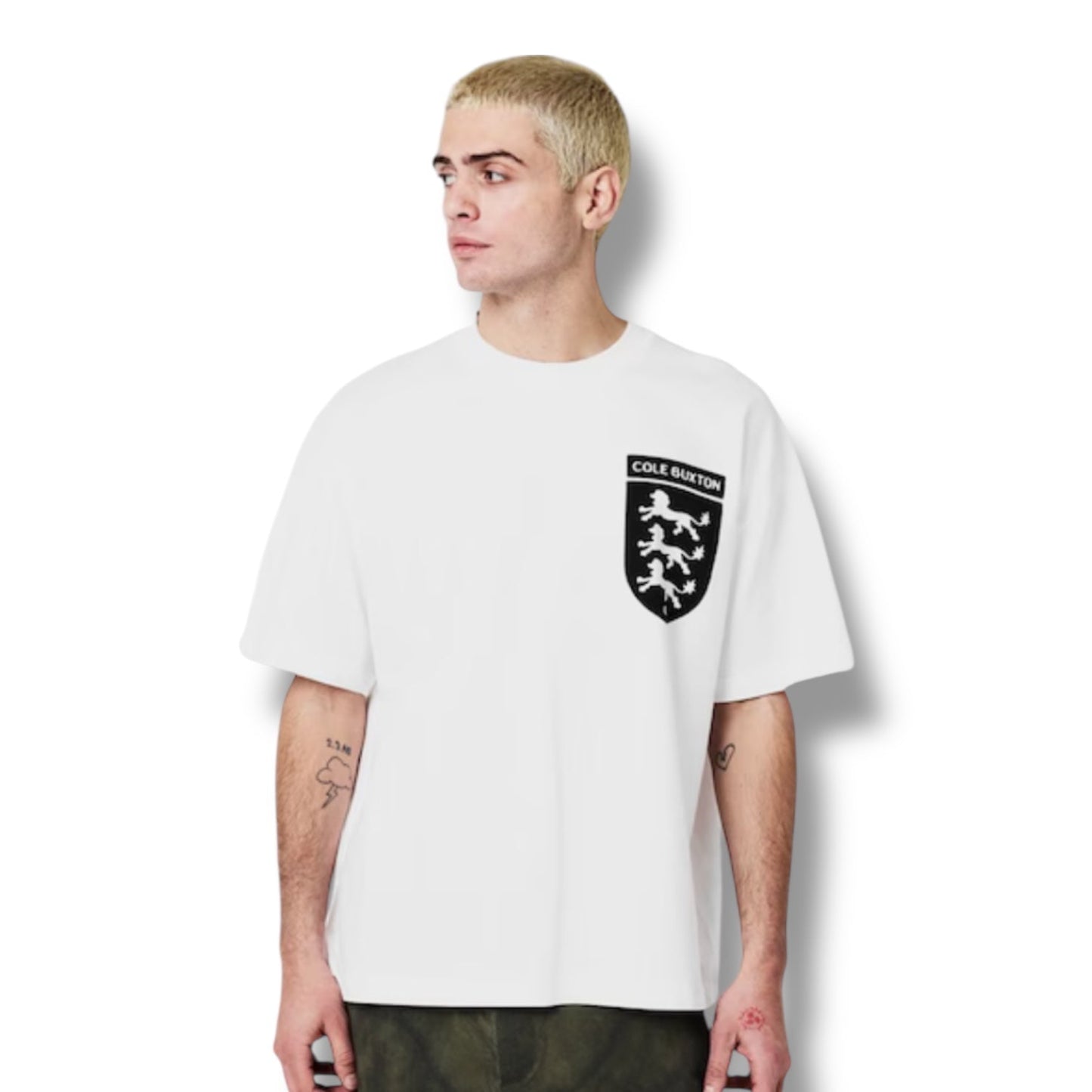 COLE BUXTON 3 LIONS T-SHIRT WHITE