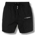BALMAIN ZIP POCKET SWIM SHORTS BLACK