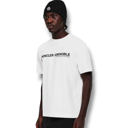 MONCLER GRENOBLE LOGO T-SHIRT WHITE