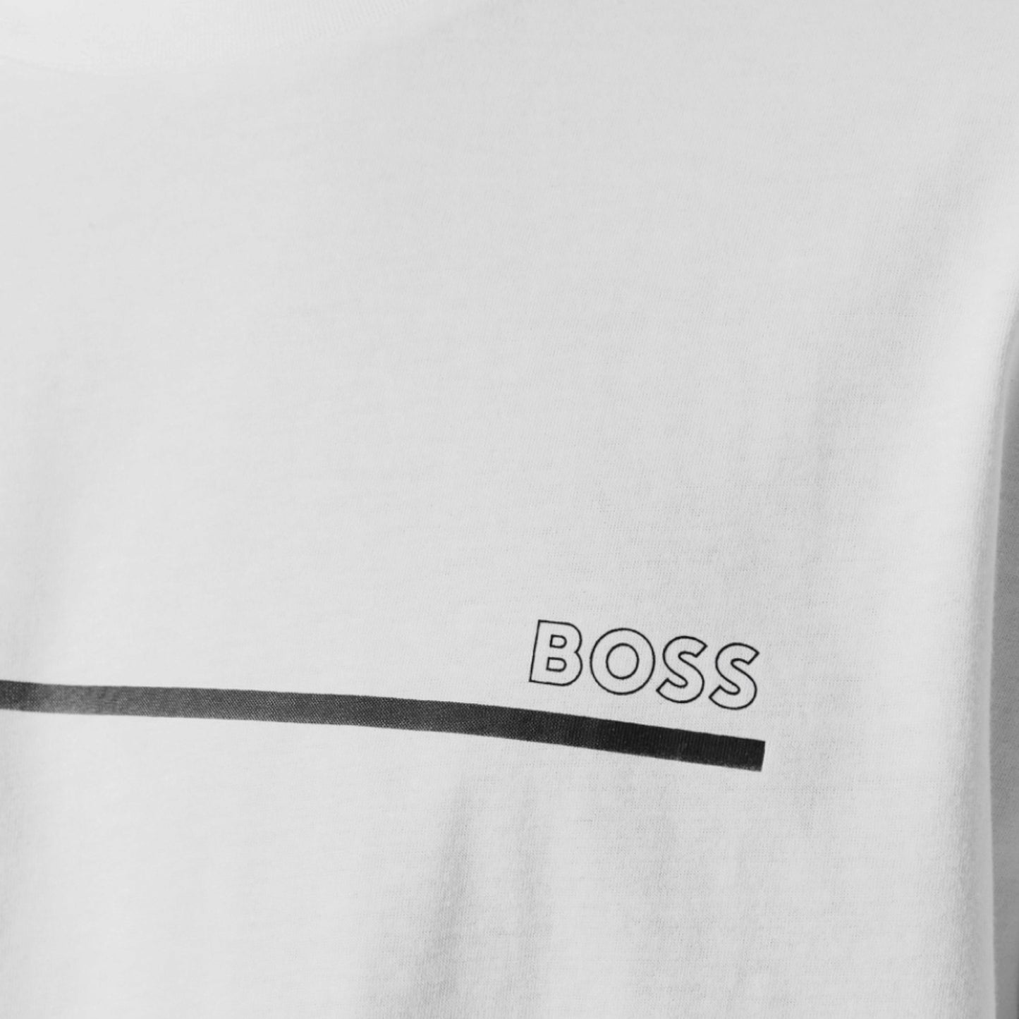 HUGO BOSS STORM T-SHIRT & SWIM SHORTS SET WHITE & GREY