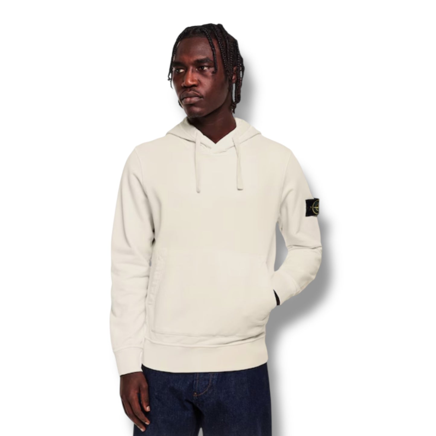 STONE ISLAND OTTH HOODIE IVORY BEIGE
