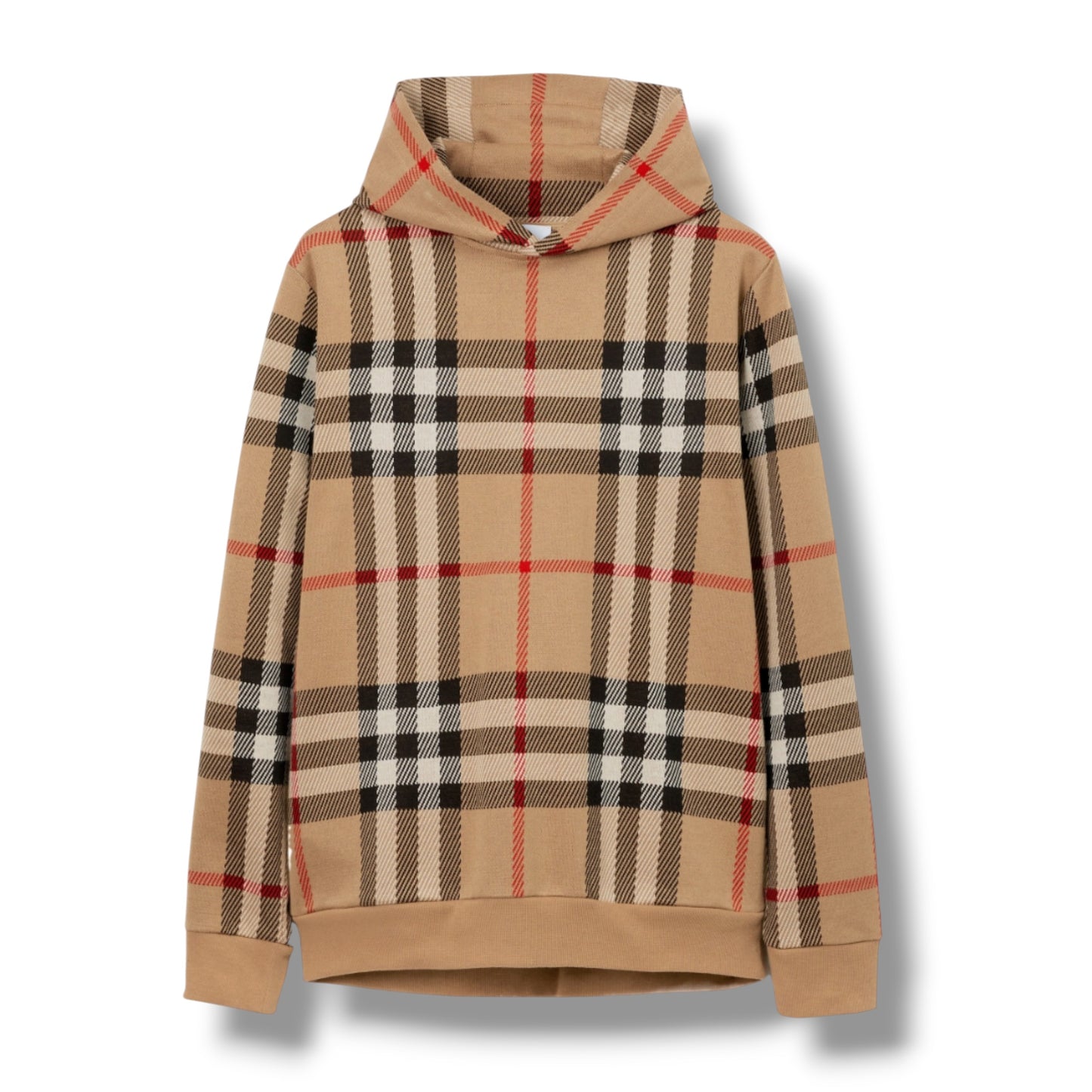 BURBERRY CHECK OTTH HOODIE BEIGE