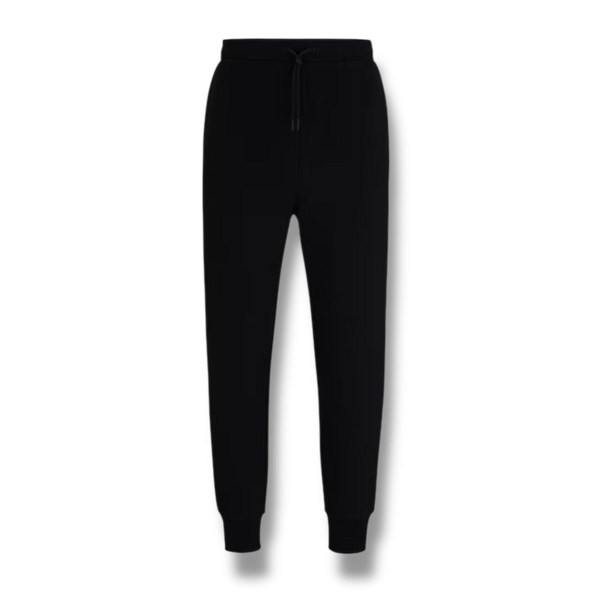 HUGO BOSS CURVED LOGO FULL ZIP HOODED TRACKSUIT BLACK