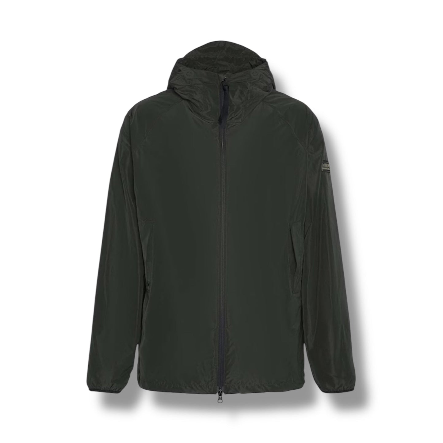 BARBOUR INTERNATIONAL PORTER HOODED RAIN JACKET SAGE GREEN