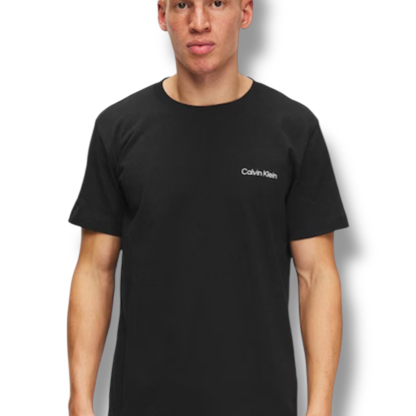 CALVIN KLEIN T-SHIRT & SWIM SHORTS SET BLACK & PINK