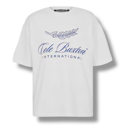 COLE BUXTON INTER FRONT LOGO T-SHIRT WHITE
