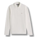 TOMMY HILFIGER LONG SLEEVE POLO SHIRT WHITE