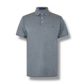 RALPH LAUREN SLIM FIT POLO SHIRT STEEL GREY