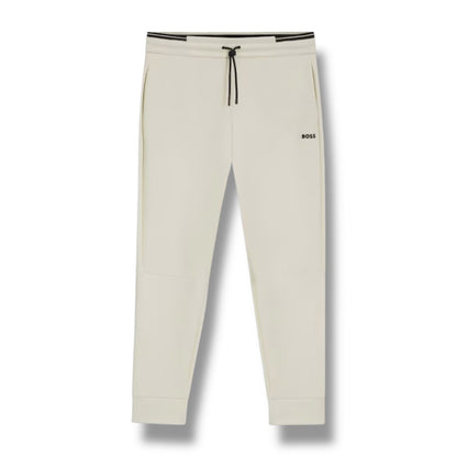 HUGO BOSS ZONE FULL ZIP HOODED TRACKSUIT BEIGE