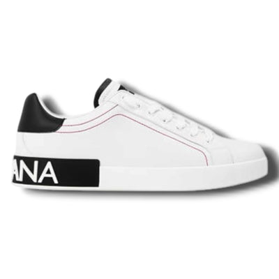 DOLCE & GABBANA PORTOFINO LOW TRAINERS WHITE