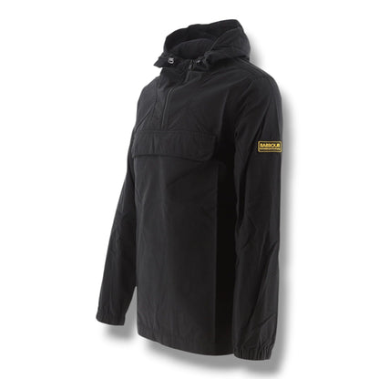 BARBOUR INTERNATIONAL POP OVER HEAD SMOCK JACKET BLACK