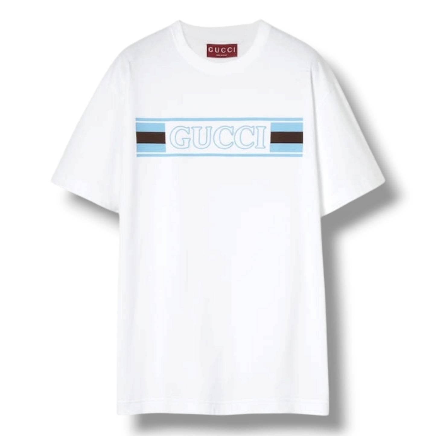 GUCCI RECTANGLE BOX T-SHIRT WHITE